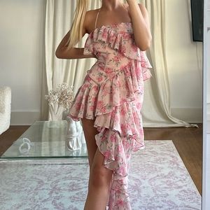 Pink Floral Dress